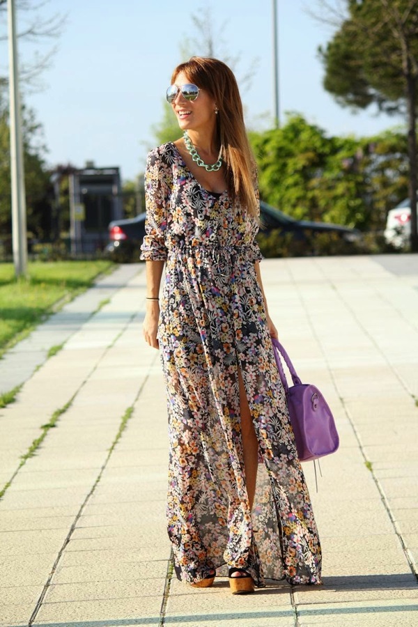 Maxi floral dress